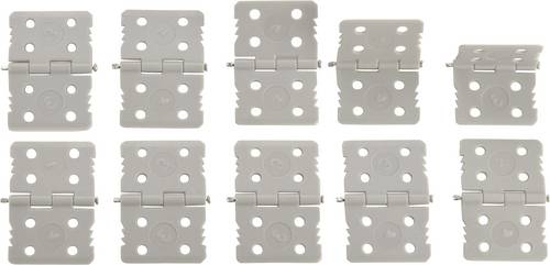 Modelcraft Scharnier Rechteckig Kunststoff (glasfaserverstärkt) (L x B) 27mm x 18mm 10St.