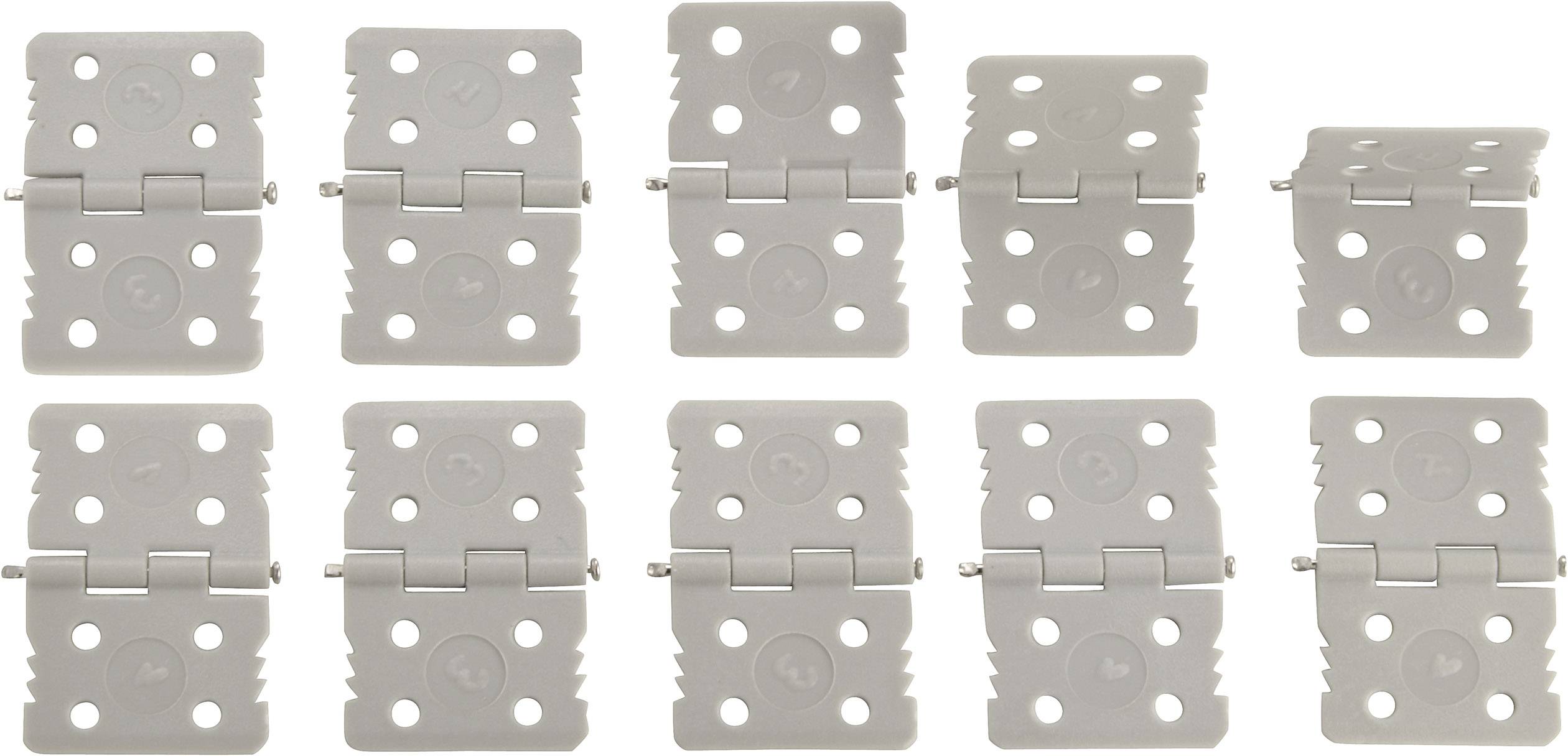 Modelcraft Scharnier Rechteckig Kunststoff (glasfaserverstärkt) (L x B) 27mm x 18mm 10St.