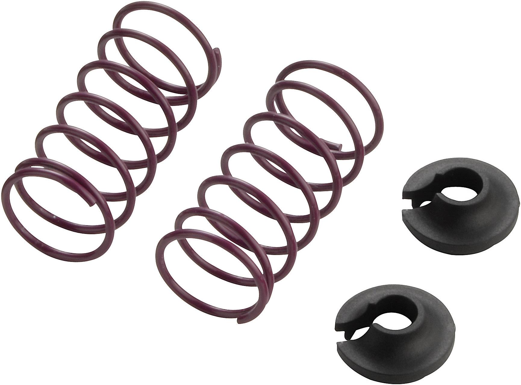 Reely 1:10 Tuning-Stoßdämpferfeder Hart Lila 35.5mm 2St.