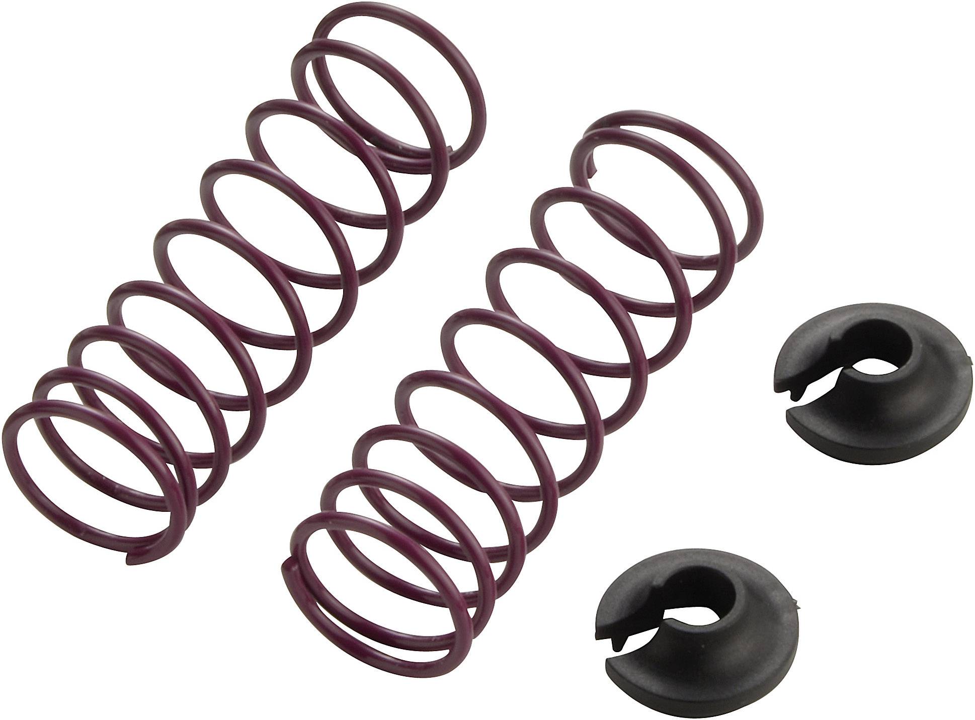 Reely 1:10 Tuning-Stoßdämpferfeder Hart Lila 50.5mm 2St.