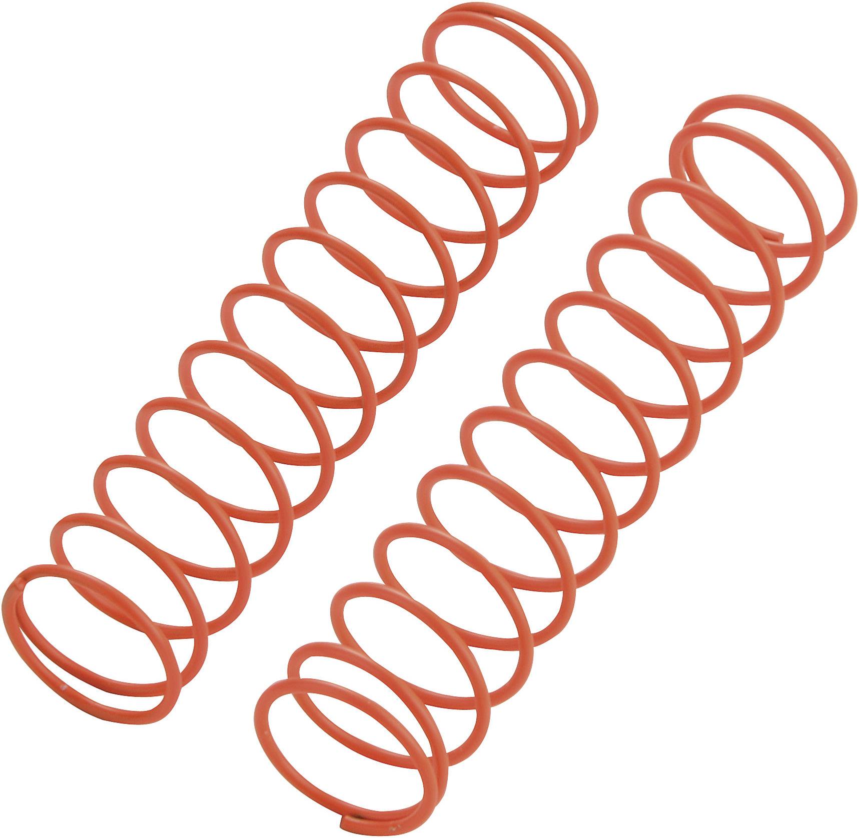 Reely 1:10 Tuning-Stoßdämpferfeder Soft Orange 72.5mm 2St.