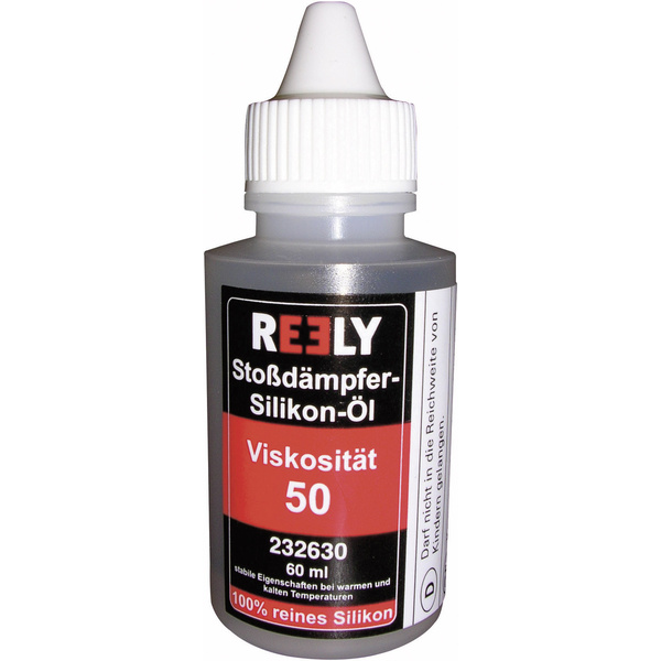 Reely Silikon-Stoßdämpfer-Öl Viskosität CST / CPS 400 Viskosität WT 34 60ml