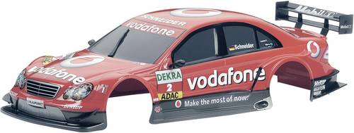 7105001 1:10 Karosserie Mercedes Benz C-Klasse DTM 06 Vodafone 190mm Lackiert, geschnitten, de