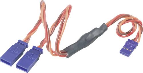 Modelcraft Servo Y-Kabel [2x JR-Stecker - 1x JR-Buchse] 30.00cm 0.35mm²