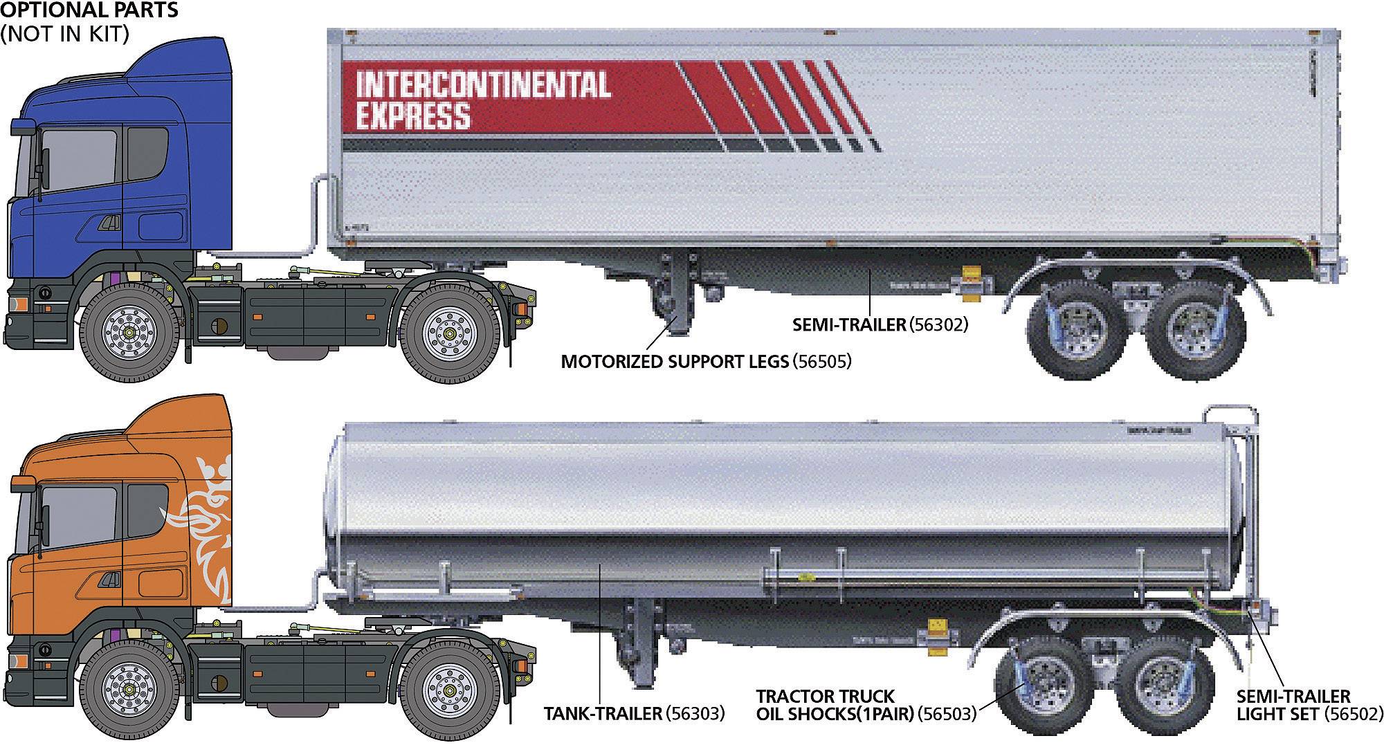 Tamiya 56318 Scania R470 1:14 Elektro RC Modell-LKW Bausatz