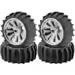 Carson Modellsport 1:10 Buggy Kompletträder Beach-Paddel 10-Speichen Chrom 4 St. Carson Modellsport 1:10 Buggy Kompletträder Beach-Paddel 10-Speichen Chrom 4 St.
