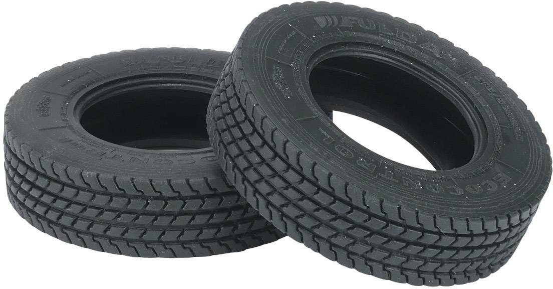 Carson Modellsport 1:14 LKW, LKW-Auflieger Reifen 19 mm Straßenprofil 1 Paar