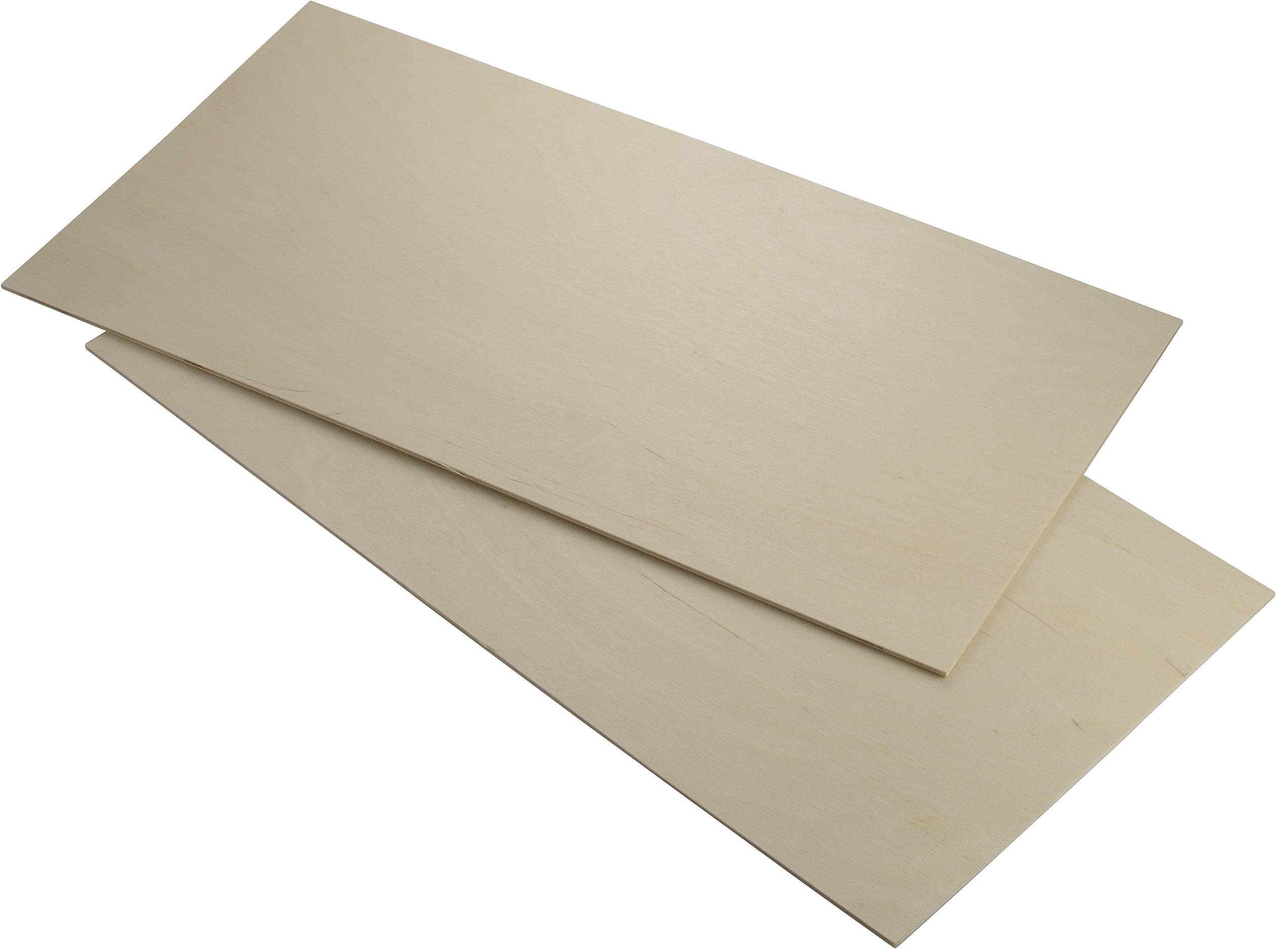 Reely Birken-Sperrholz (L x B x H) 500 x 250 x 8 mm 2 St.