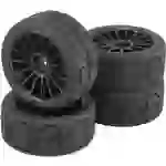 Reely 1:10 Straßenmodell Kompletträder Speed 15-Speichen Schwarz 4St. Reely 1:10 Straßenmodell Kompletträder Speed 15-Speichen Schwarz 4St.