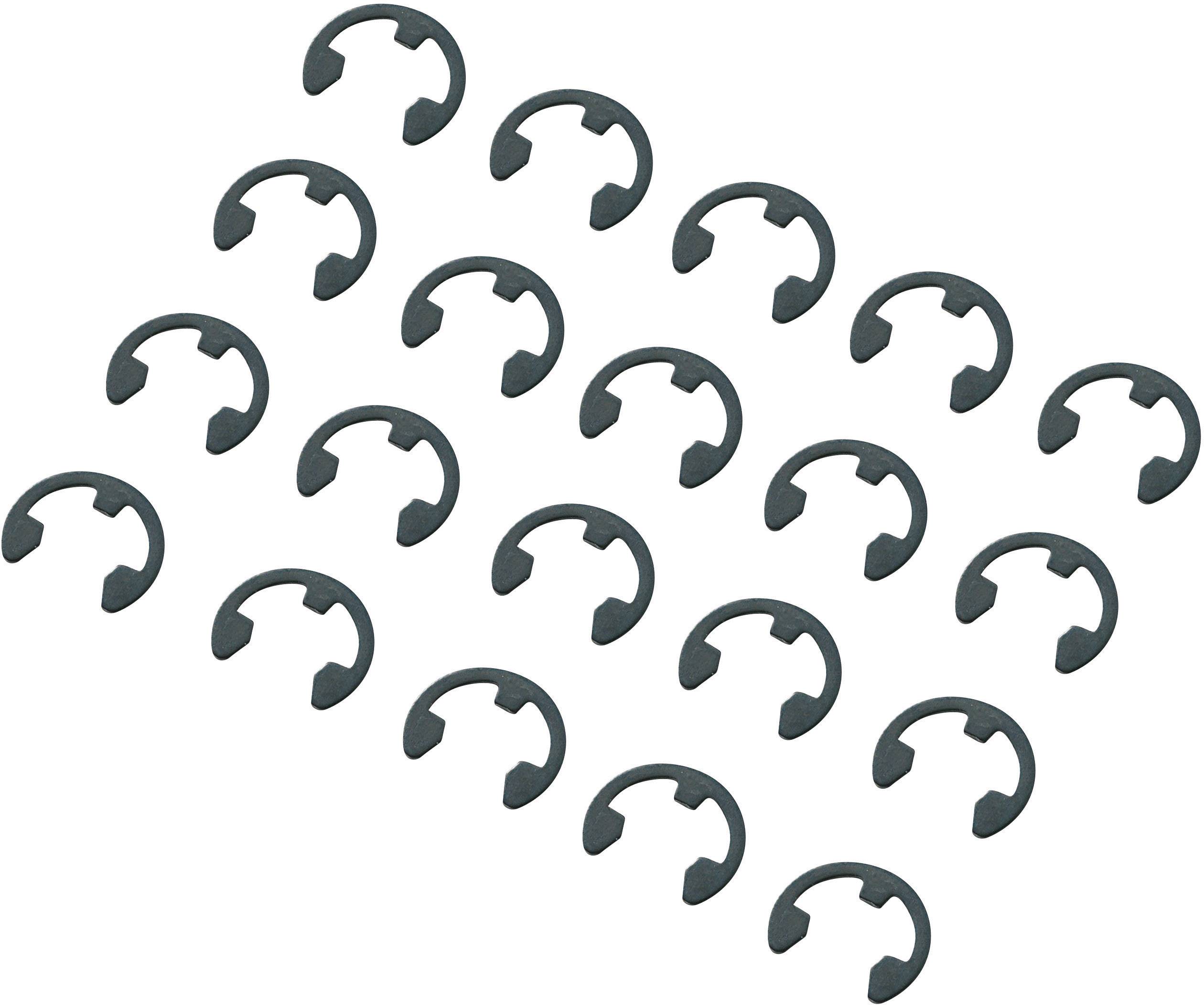 Reely Wellensicherungsring Geeignet für Wellen-Durchmesser: 7 mm 20 St.