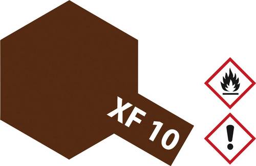 Tamiya Acrylfarbe Braun (matt) XF-10 Glasbehälter 23 ml