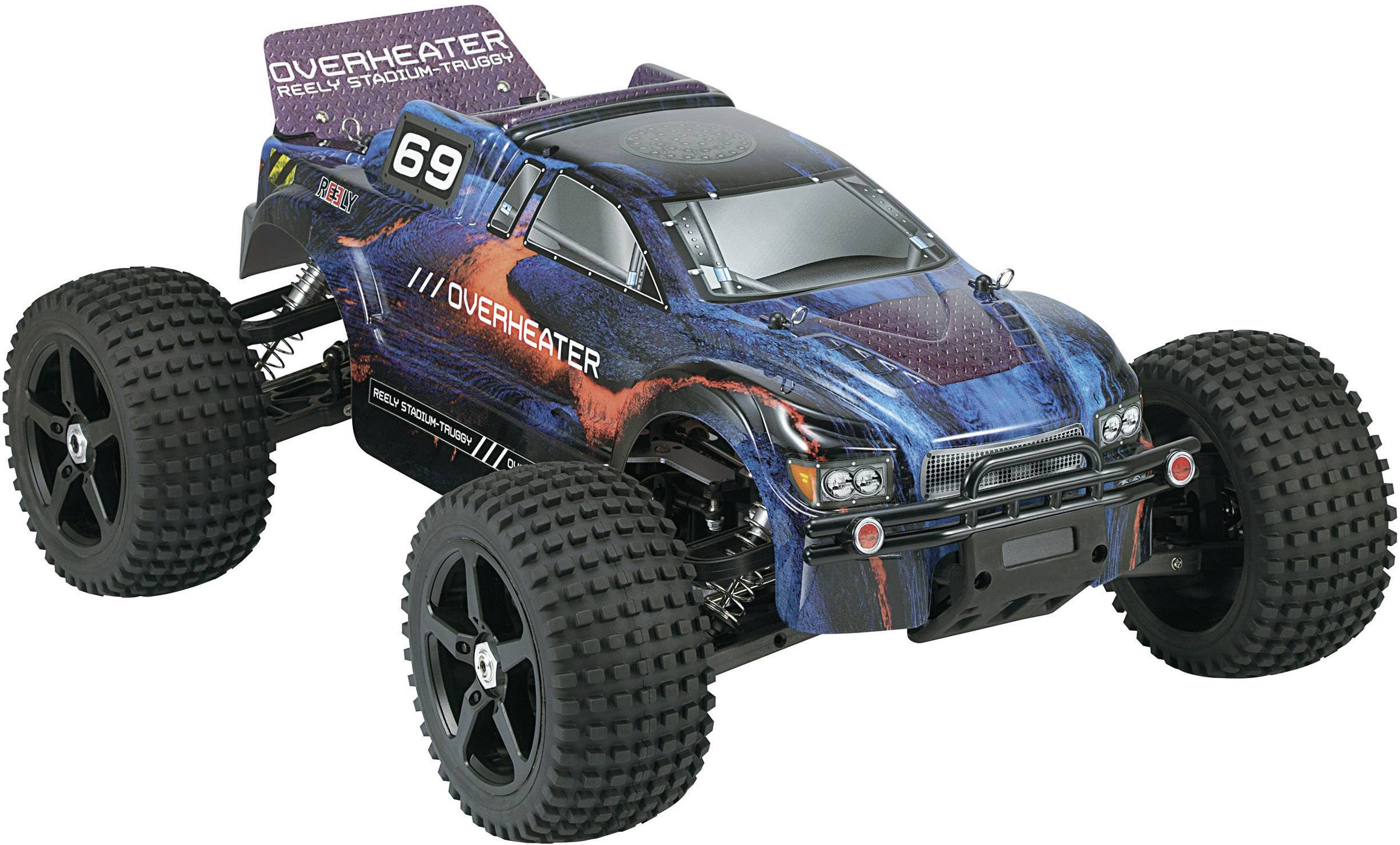 Reely 1:6 Buggy Kompletträder - V-Block 5-Speichen Schwarz 2er Set