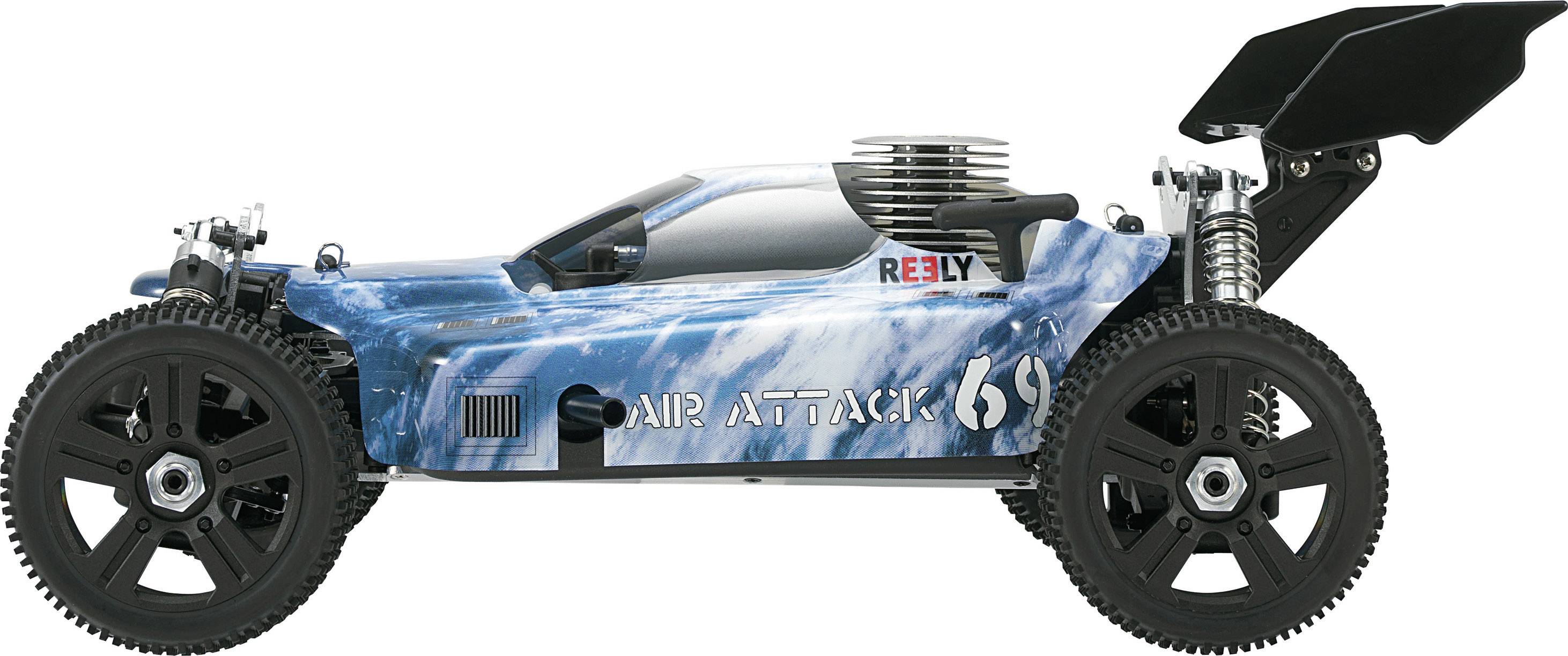 Reely 1:8 Buggy Kompletträder Spike 5-Speichen Schwarz 4St.