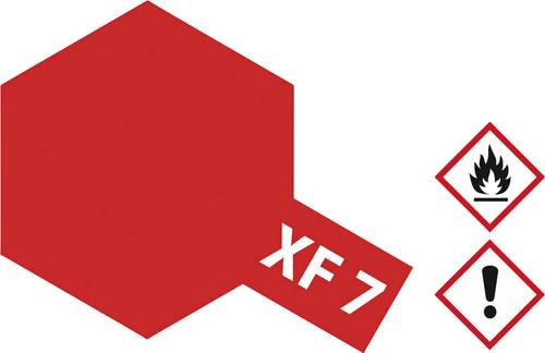 Tamiya Acrylfarbe Rot (matt) XF-7 Glasbehälter 23ml