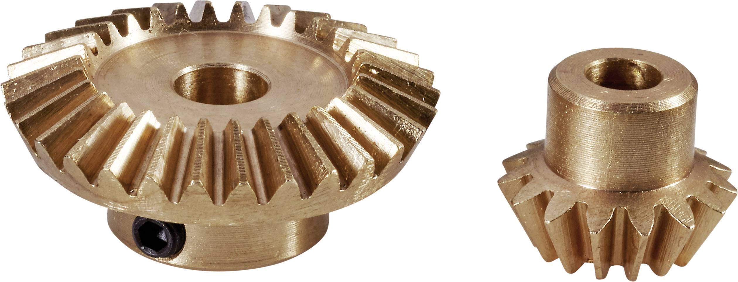 Reely Messing-Kegelrad Modul-Typ: 0.75 Anzahl Zähne: 15, 30 1 Set