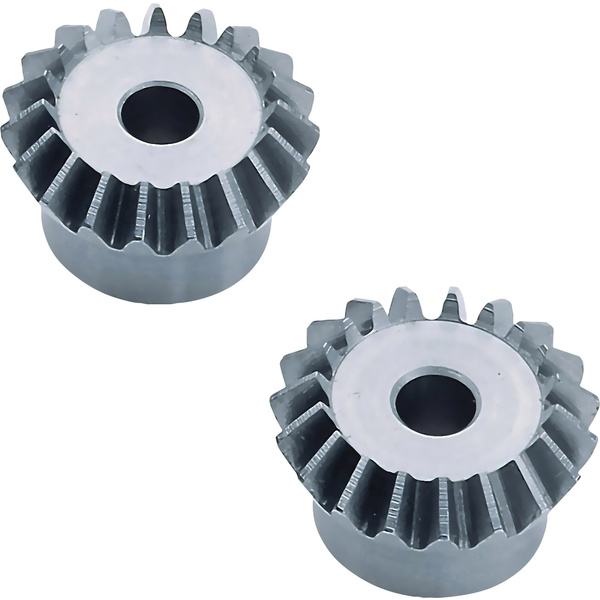 Reely Steel bevel gear wheel Module Type: 1.0 No. of teeth: 19, 19 1 Pair