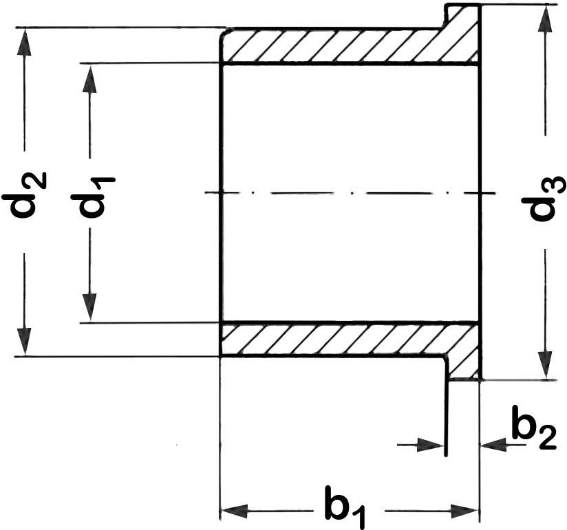 Reely Bundbuchse Innen-Durchmesser: 3mm Außen-Durchmesser: 6mm Breite: 4.5mm