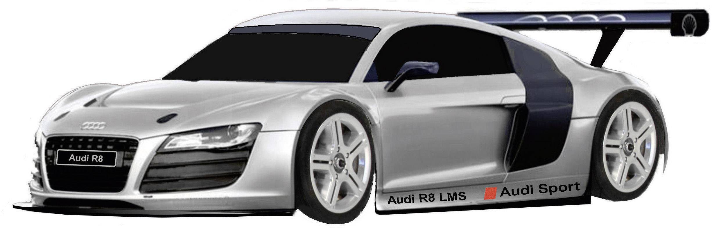 Reely 237993 1:10 Karosserie Audi R8LMS 200mm Lackiert, geschnitten, dekoriert