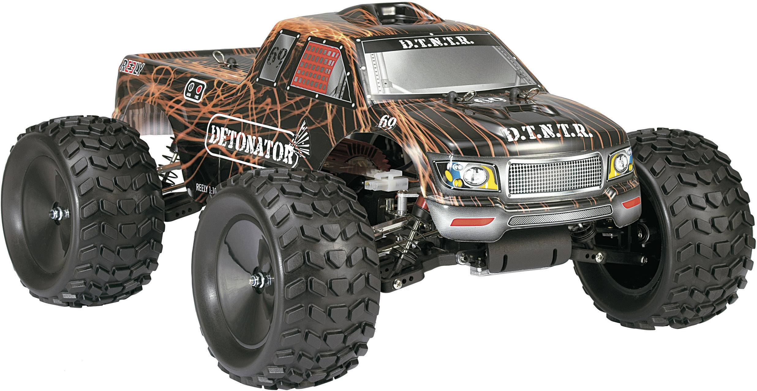 Reely Detonator Brushed 1:10 RC Modellauto Elektro Monstertruck Allradantrieb (4WD) RtR 2,4GHz
