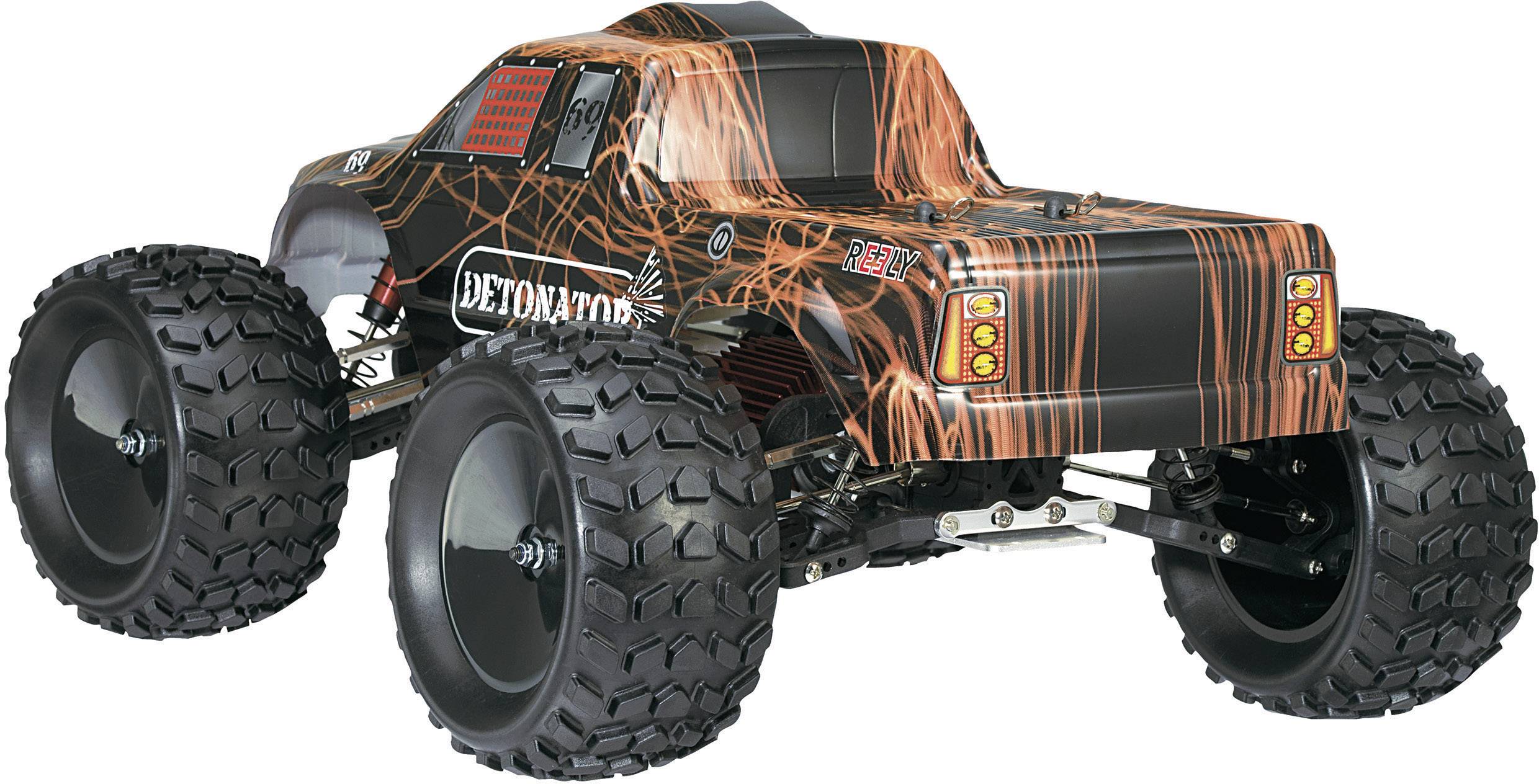 Reely Detonator Brushed 1:10 RC Modellauto Elektro Monstertruck Allradantrieb (4WD) RtR 2,4GHz