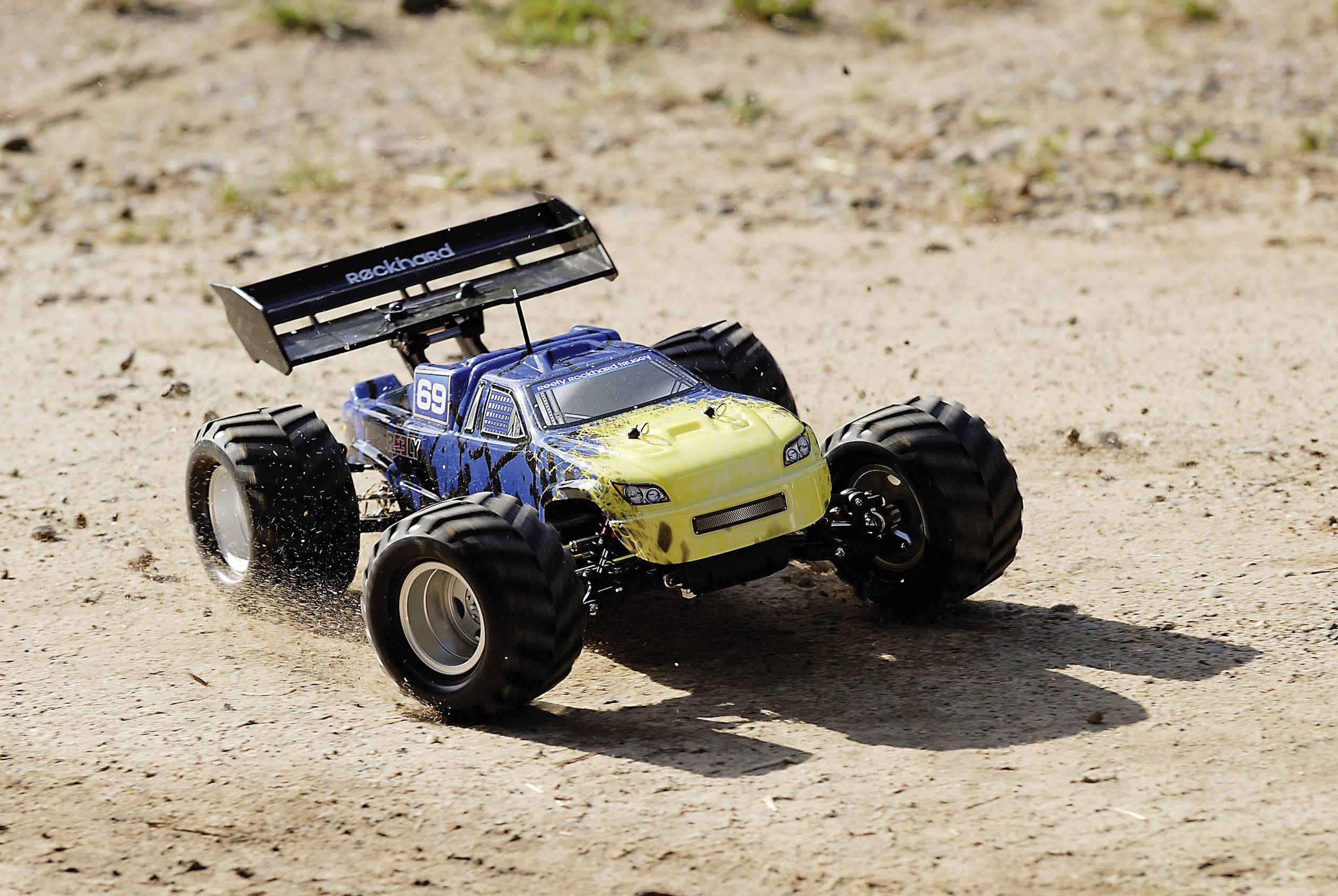 Reely Rockhard Brushed 1:10 RC Modellauto Elektro Truggy Allradantrieb (4WD) RtR 2,4GHz