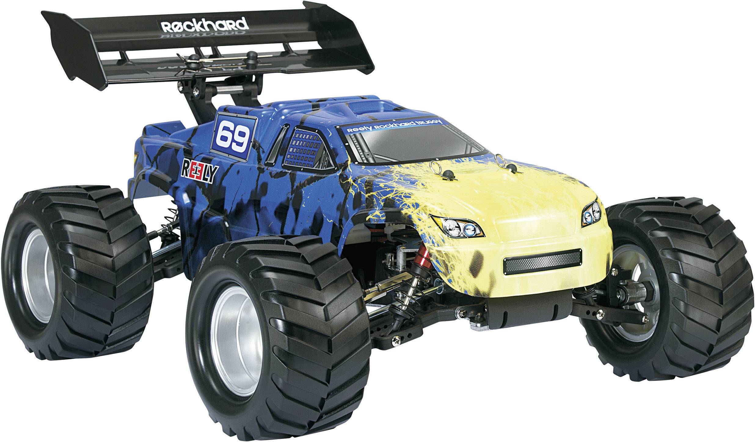 Reely Rockhard Brushed 1:10 RC Modellauto Elektro Truggy Allradantrieb (4WD) RtR 2,4GHz