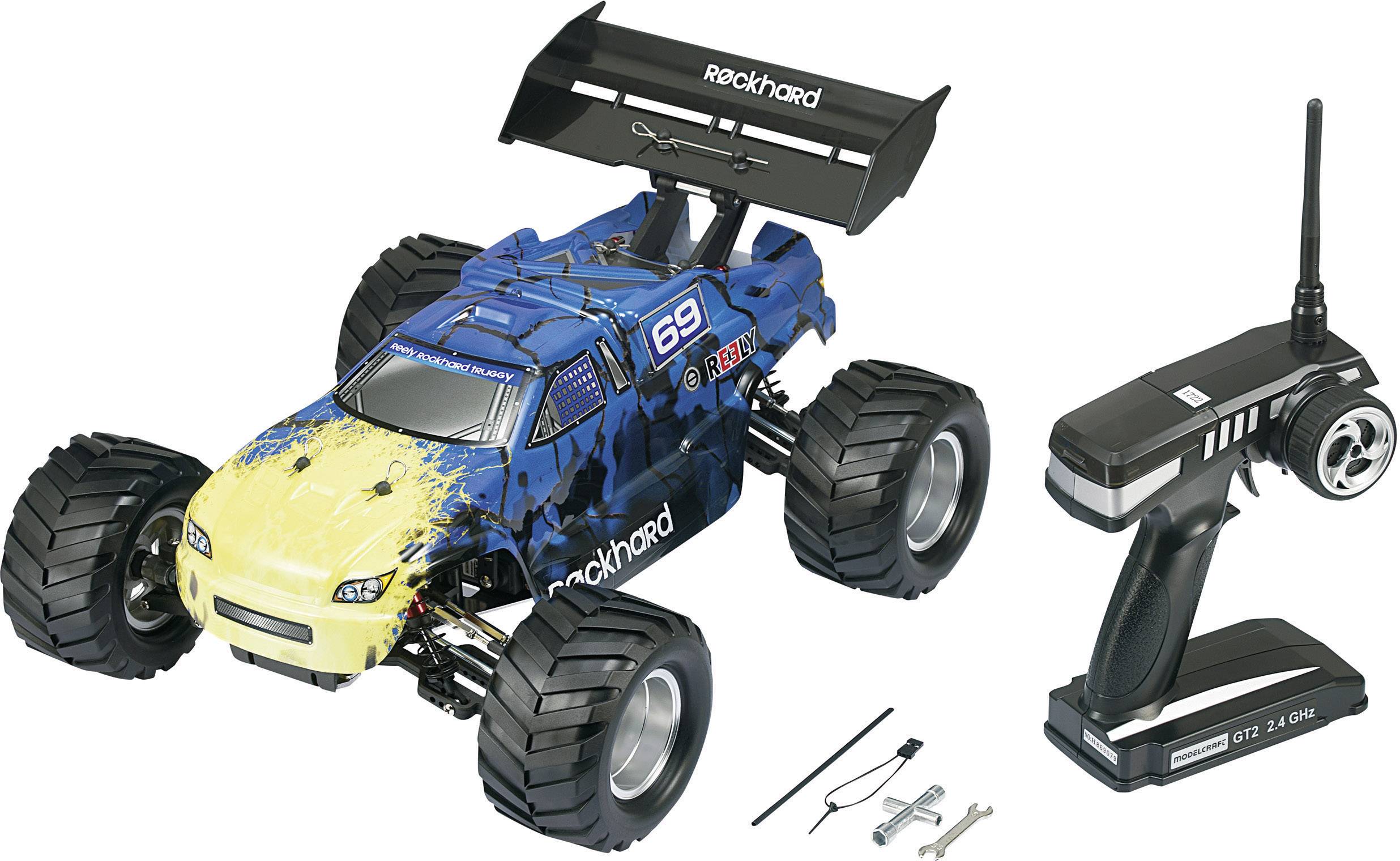 Reely Rockhard Brushed 1:10 RC Modellauto Elektro Truggy Allradantrieb (4WD) RtR 2,4GHz