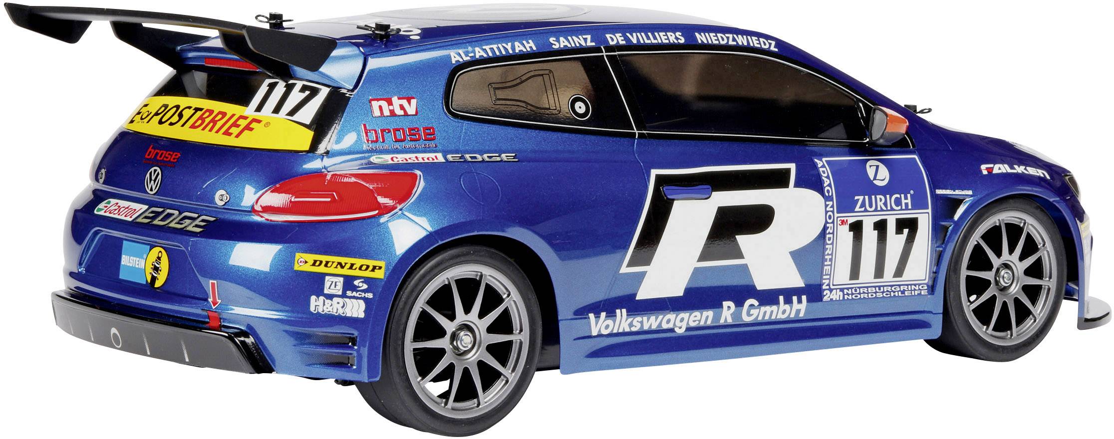 Tamiya TT-01E Scirocco GT24 R-Line Brushed 1:10 RC Modellauto Elektro Straßenmodell Allradantrieb (4WD) Bausatz