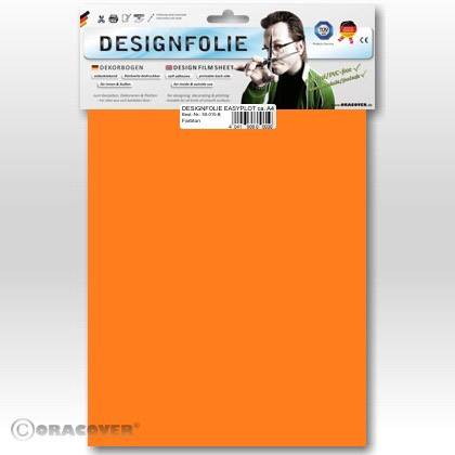 Oracover 50-065-B Designfolie Easyplot (L x B) 300 mm x 208 mm Signal-Orange (fluoreszierend)