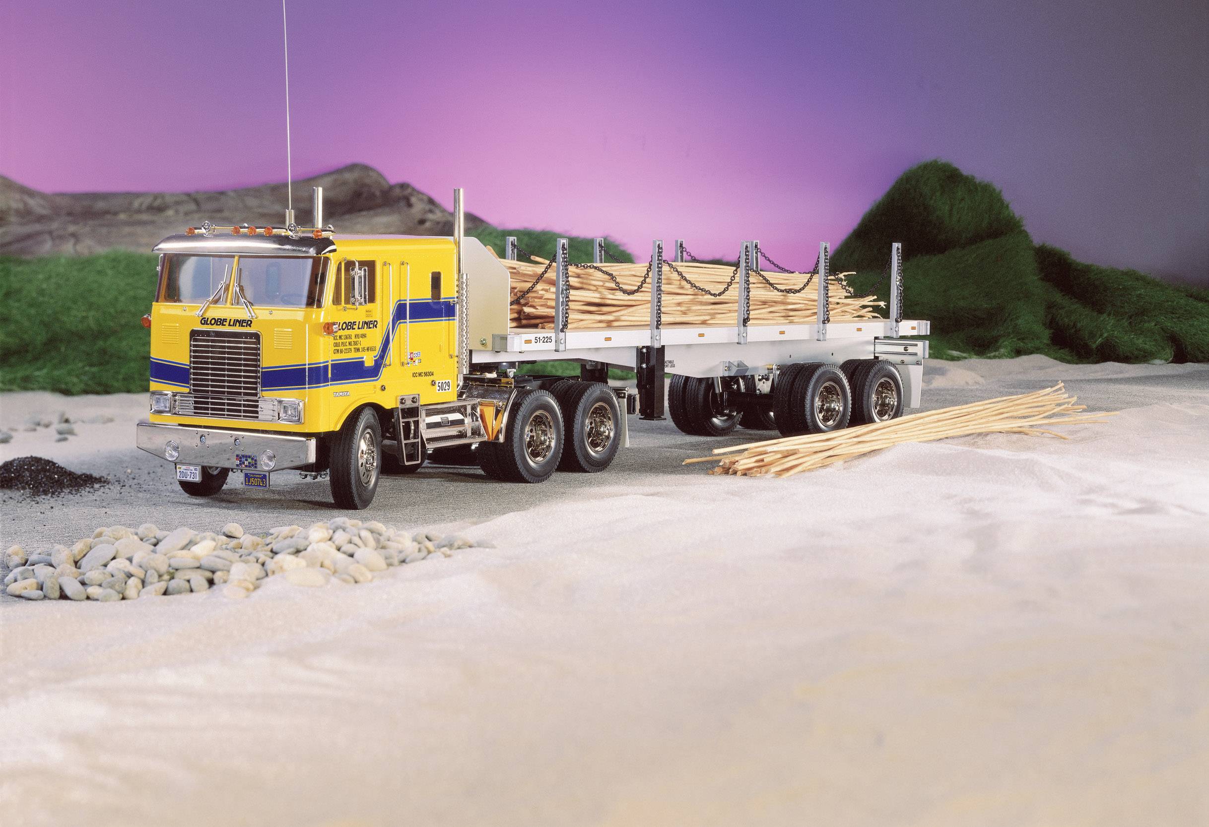 Tamiya 56306 1:14 Flachbett-Auflieger