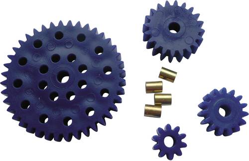 Reely Werklehrmittel Zahnradsortiment Modul-Typ 1.0 Bohrungs-Ø 3.9mm