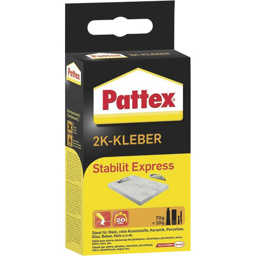 Pattex Stabilit Express Zwei-Komponentenkleber PSE6N 80 g