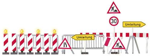 5937 H0 7er Set Warnbalken Bausatz