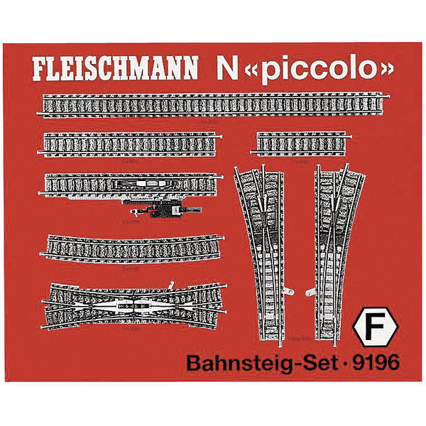 Fleischmann 9196 N piccolo (mit Bettung) Ergänzungs-Set