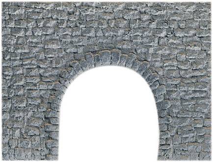 NOCH 58300 H0 Unterführung 1gleisig Hartschaum-Fertigmodell, Bemalt