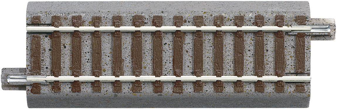 Roco H0 geoLINE (mit Bettung) 61113 Gerades Gleis 100 mm 6 St.