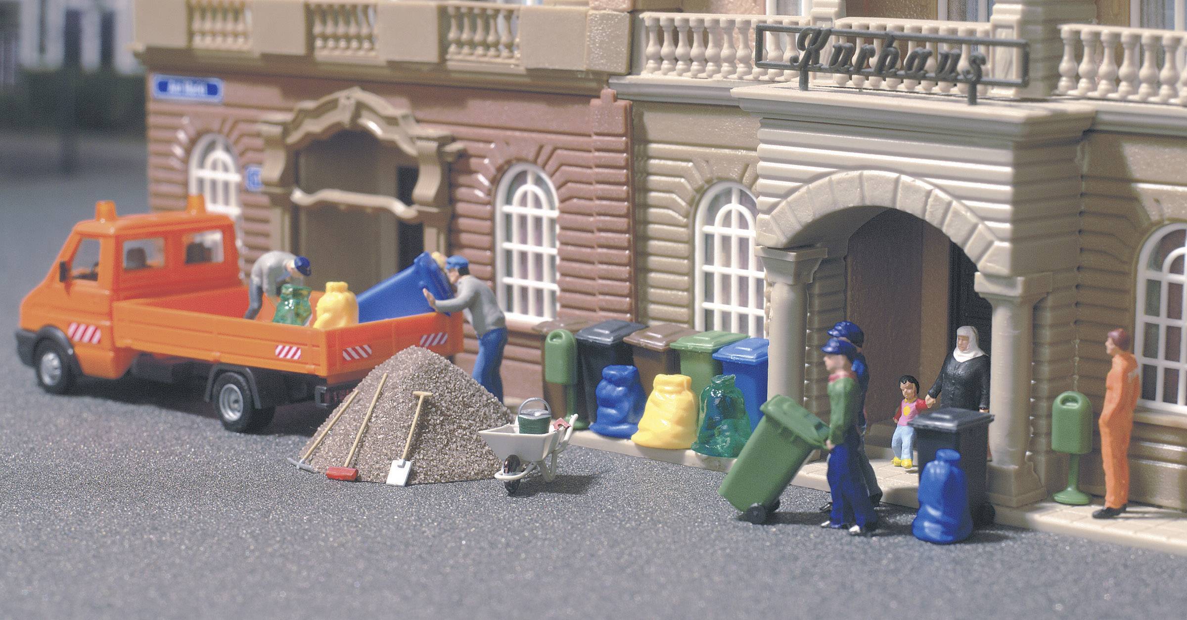 Busch BU 1136 H0 Müll-Set Kunststoffmodell