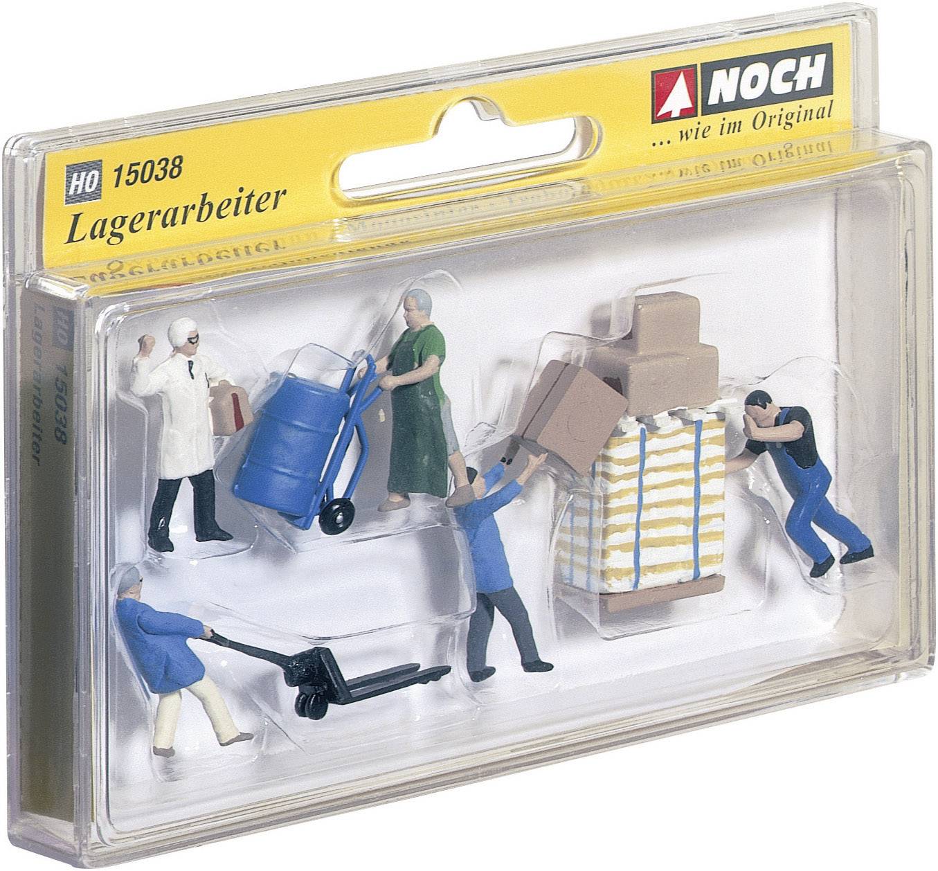 NOCH H0 Lagerarbeiter Bemalt, Stehend