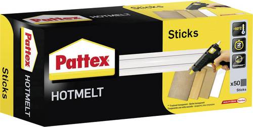 Pattex PTK1 Heißklebesticks 11 mm 200 mm Transparent 1000 g 50 St.