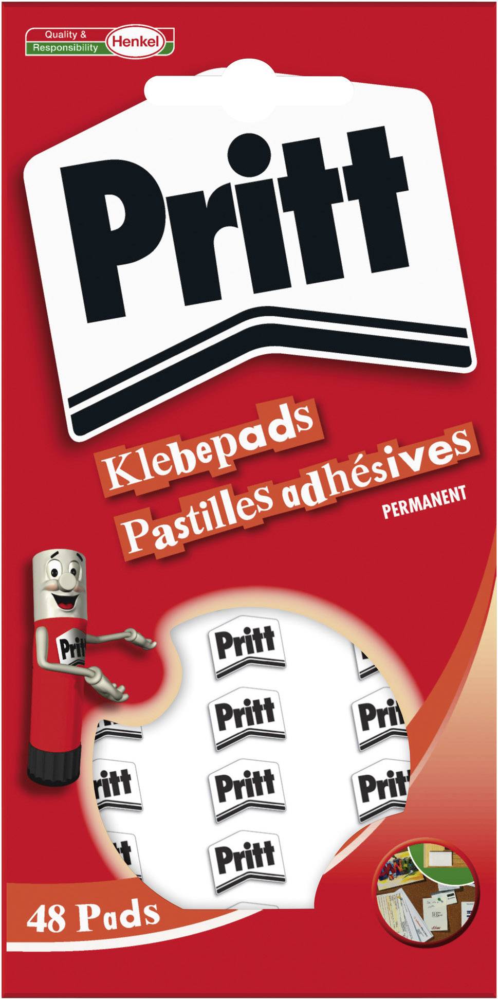 Pritt PGP48 Klebepads PGP48 (L x B) 10mm x 10mm 48St.