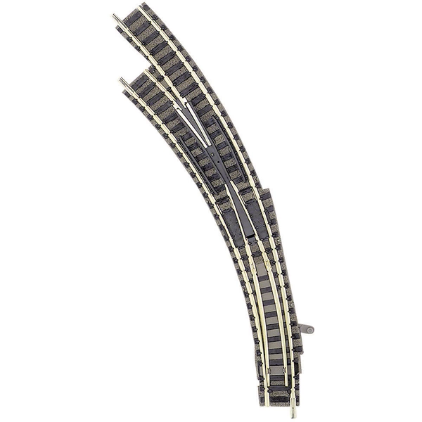 Fleischmann 9174 N piccolo (mit Bettung) Bogenweiche, links 45° 356.5 mm, 420mm 1St. Fleischmann 9174 N piccolo (mit Bettung) Bogenweiche, links 45° 356.5 mm, 420mm 1St.