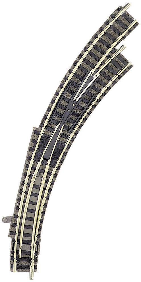Fleischmann 9175 N piccolo (mit Bettung) Bogenweiche, rechts 45° 356.5 mm, 420mm 1St.