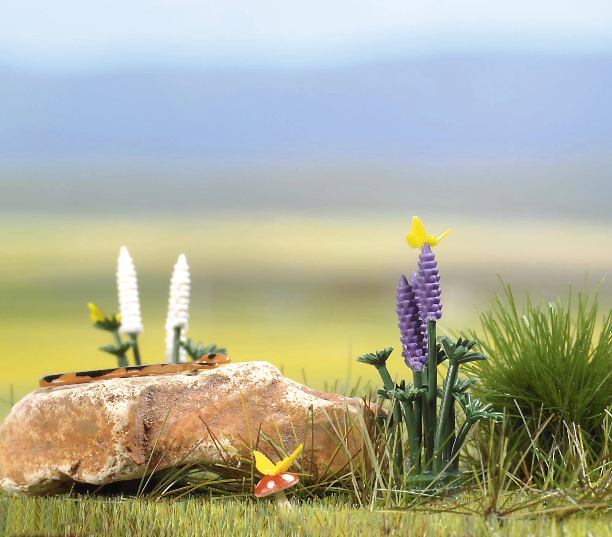 Busch 1153 H0 Kleintier-Set Unbemalt