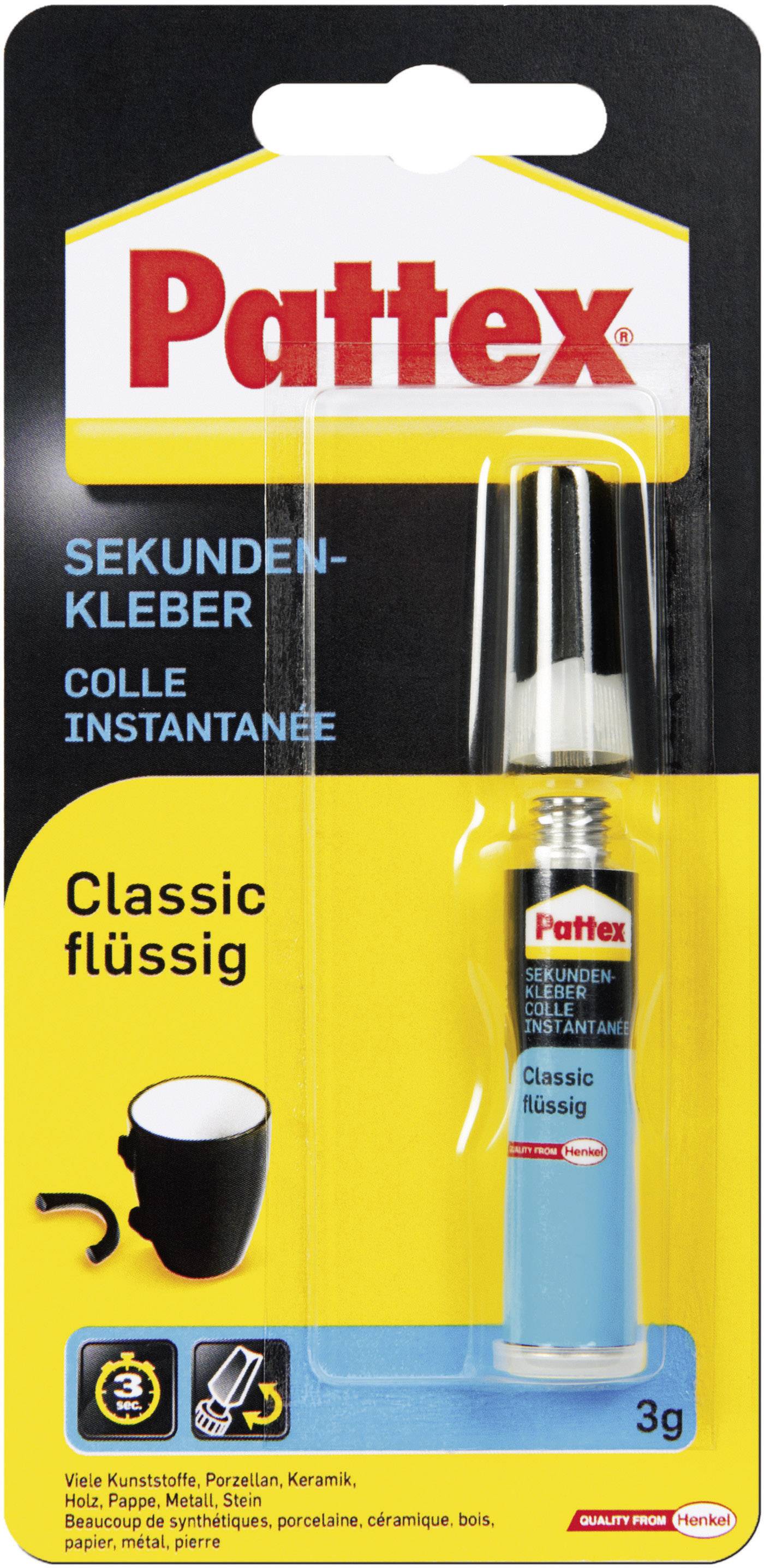 Pattex SEKUNDENKLEBER BLITZSCHNELL Kleber PSK 12 3 g