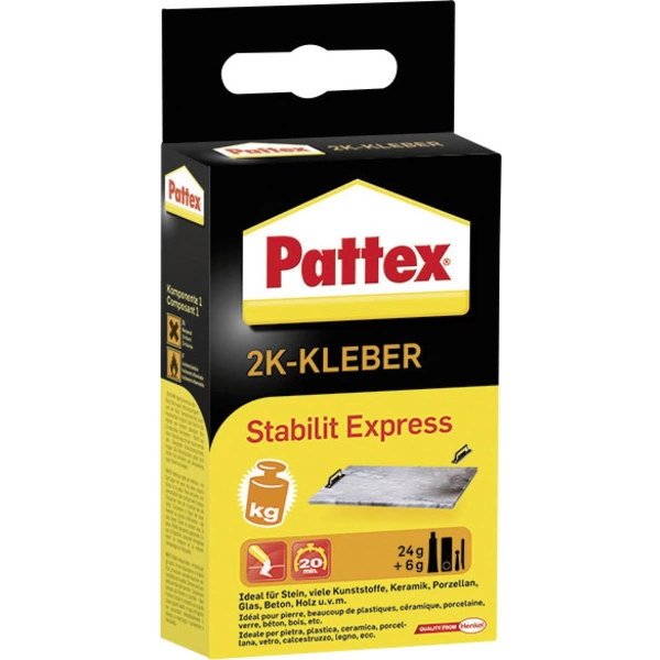 Pattex Stabilit Express Zwei-Komponentenkleber PSE13 30 g Pattex Stabilit Express Zwei-Komponentenkleber PSE13 30 g
