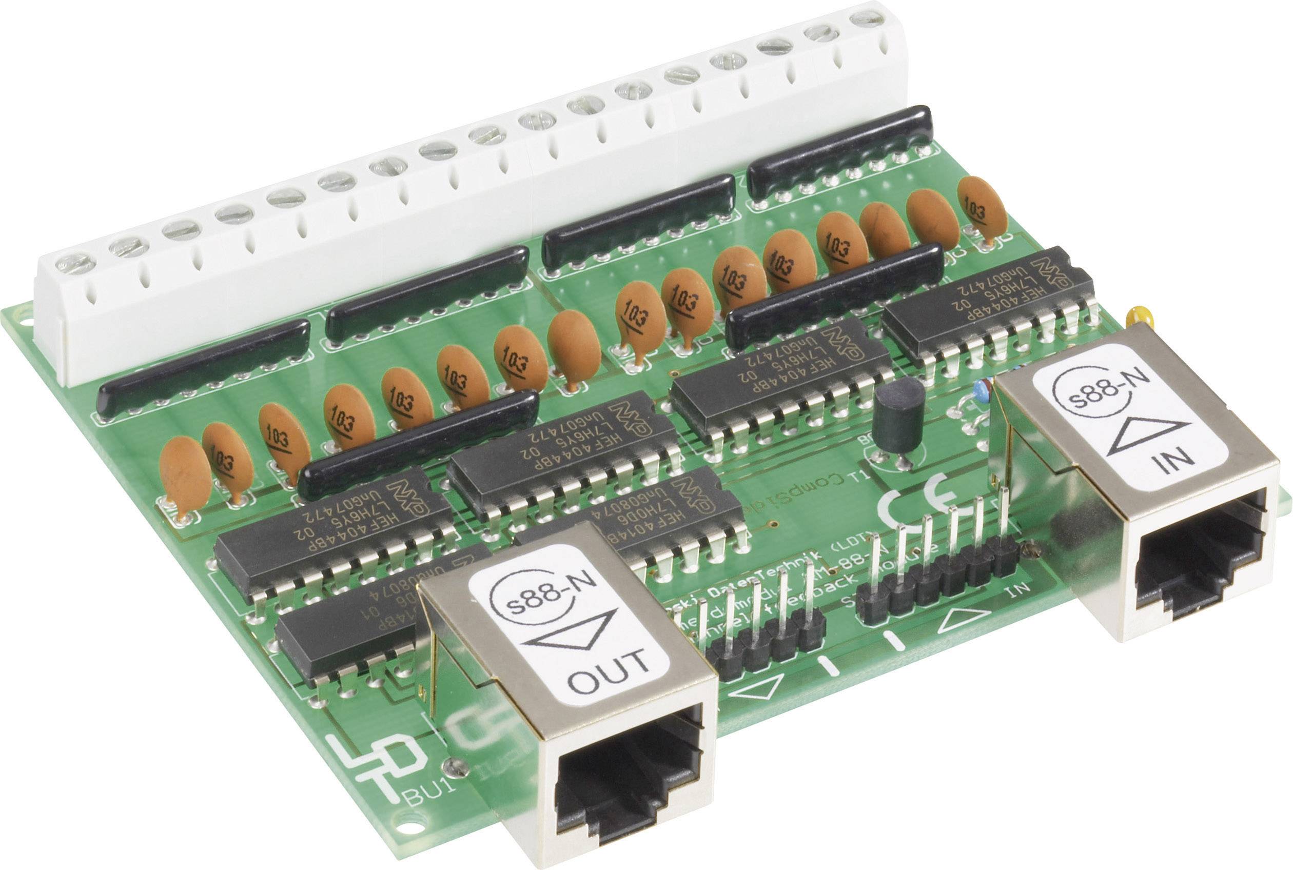 LDT Littfinski Daten Technik RM-88-N RM-88-N Rückmeldedecoder Baustein, ohne Kabel, ohne Stecker