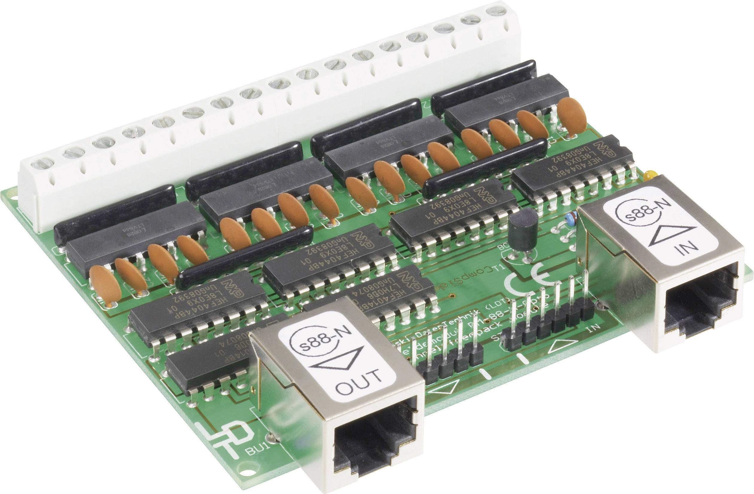LDT Littfinski Daten Technik RM-88-N-O RM-88-N-O Rückmeldedecoder Baustein, ohne Kabel, ohne Stecker