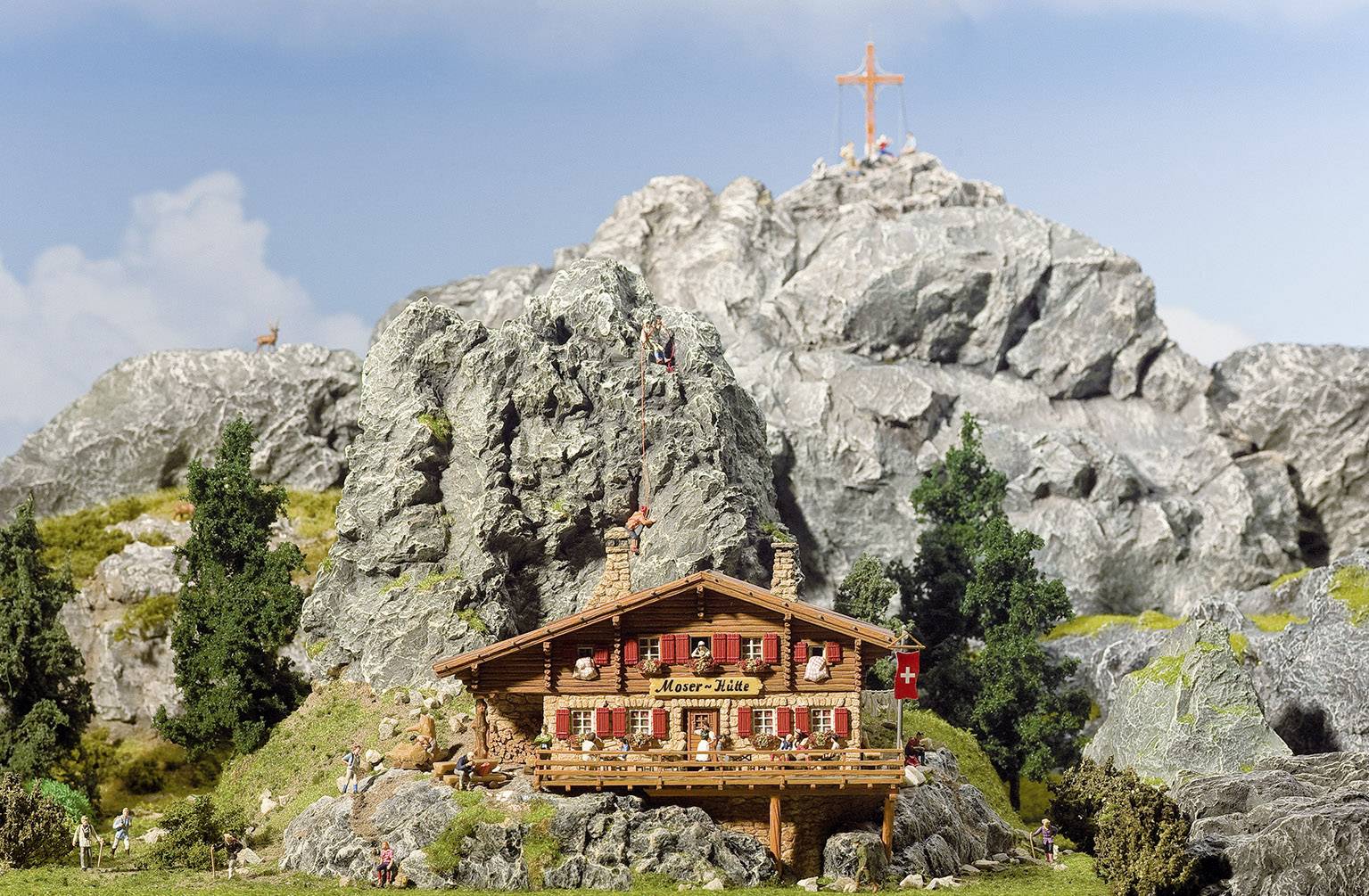 Faller 130329 H0 Hochgebirgshütte Moser-Hütte