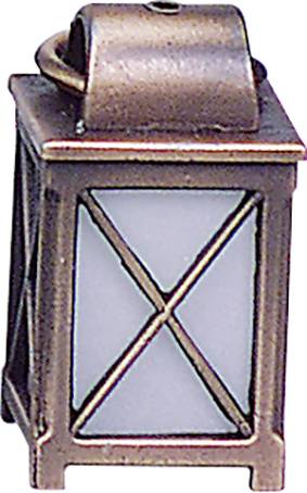 Kahlert Licht 20633 Krippenlaterne 3.5V mit Beleuchtung, Brüniert