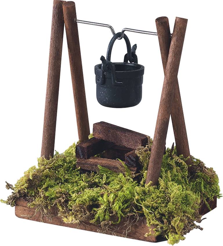 Kahlert Licht 40690 Lagerfeuer 3.5 V mit Kessel